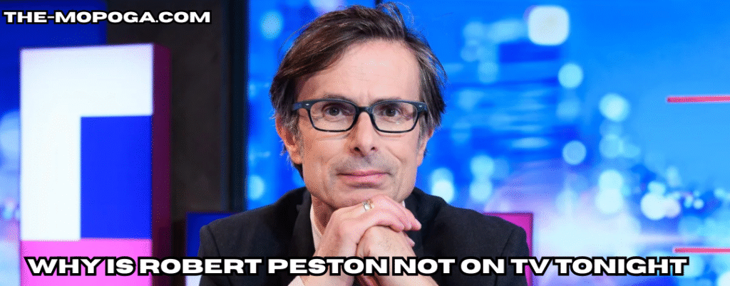 why is robert peston not on tv tonight