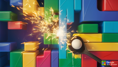 Google Block Breaker